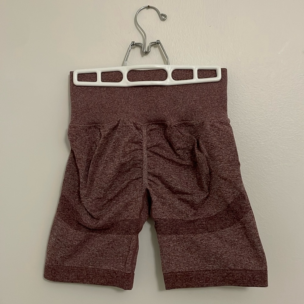 SHEIN Size Medium Set of 4 Scrunchie butt biker shorts.